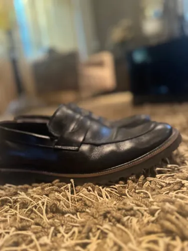 Sapatos tratorado de Couro Masculino