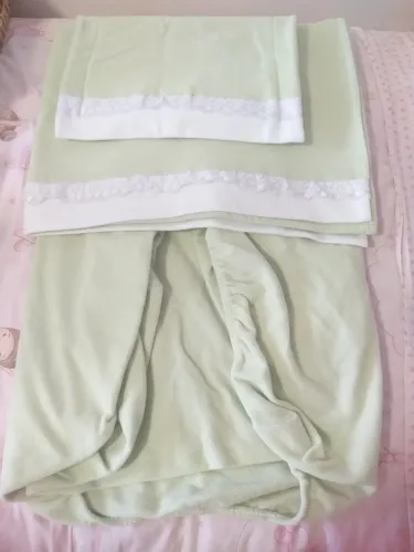 Jogo de lençol para berço fleece