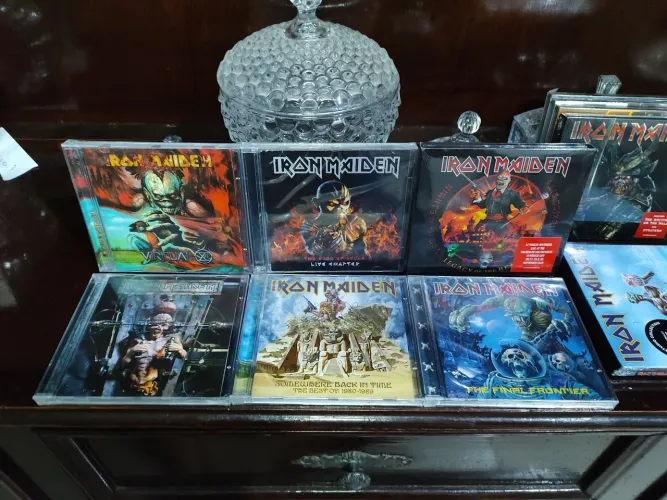 13 cds IRON MAIDEN, SAMSON(BRUCE DICKINSON) LACRADOS - HEAVY METAL COMPLETE SUA COLEÇÃO!! 