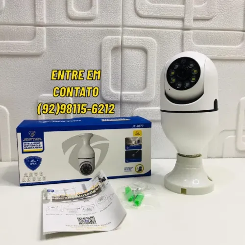 Camera Lampada Jortan Wifi - ENtrega das 9 até 22hrs