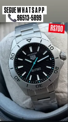 Relógio TAG HEUER AUTOMÁTICO MODELO AQUARACER TITANIUM