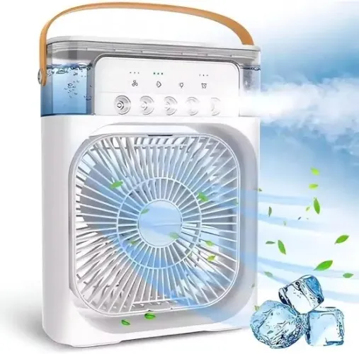 Mini Ventilador e Umidificador de Ar Portátil | Novo