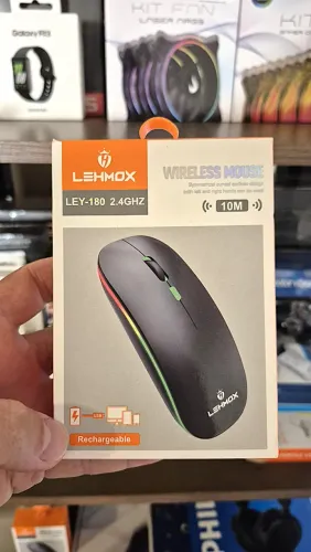 Mouse sem fio, recarregável, longa duração, novo!
