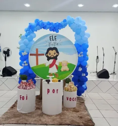 Painel da Páscoa, Jesus ressucitado.
