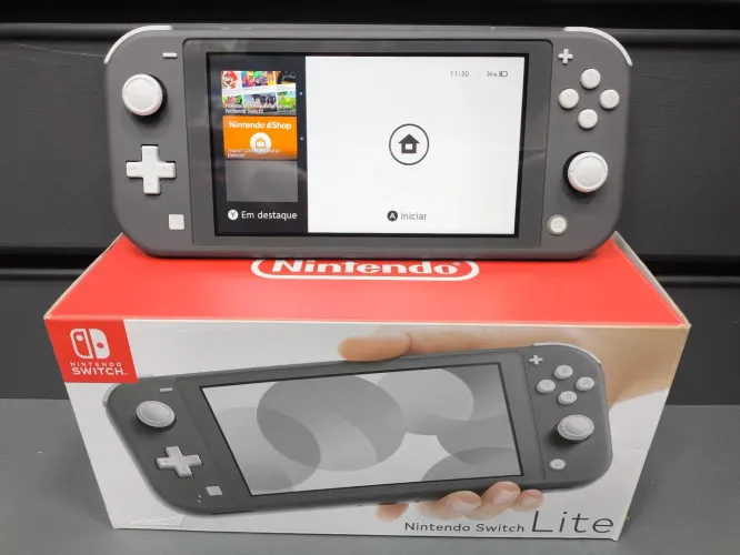 Nintendo Switch lite desbloqueado 256gb - novo