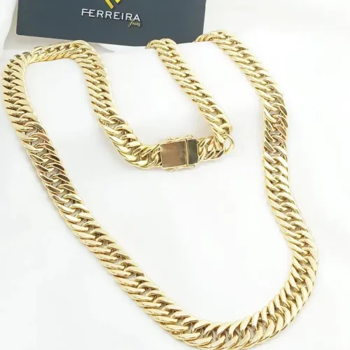 Corrente de Ouro Grumet em Ouro 18k - Design Clássico