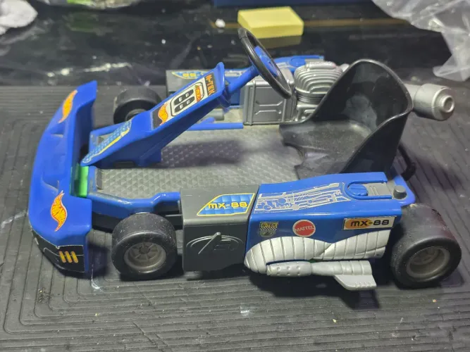 Brinquedo hot whels max steel kart mx88 raro