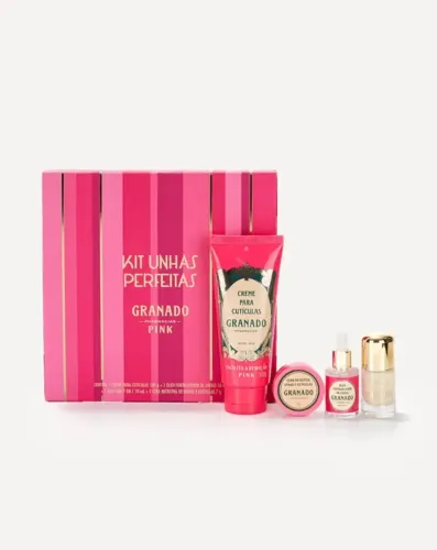Kit Unhas Perfeitas Pink Granado