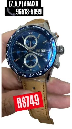 Relógio Tag Heuer Carrera Automático e Multifuncional 