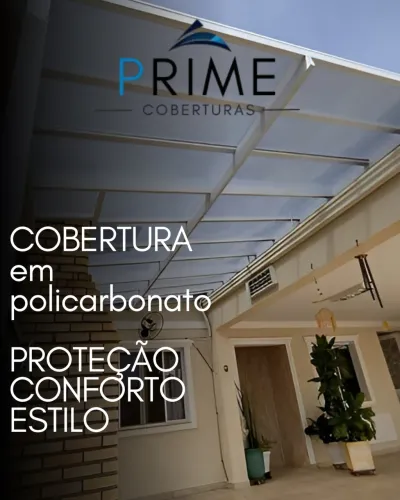 Coberturas em policarbonato 
