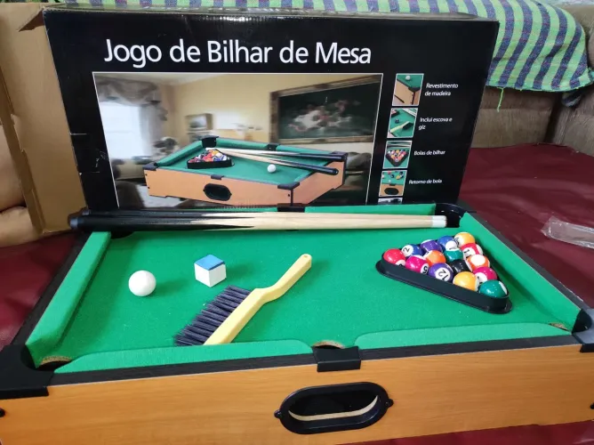 Mini mesa de bilhar