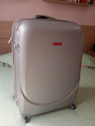 Mala de Viagem Prateada Travelux