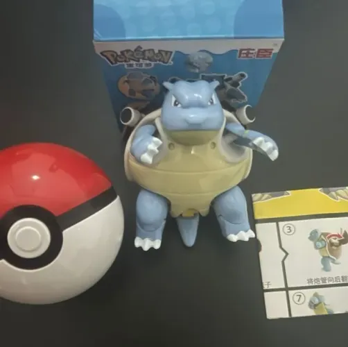 blastoise action figure pokemon takara tomy