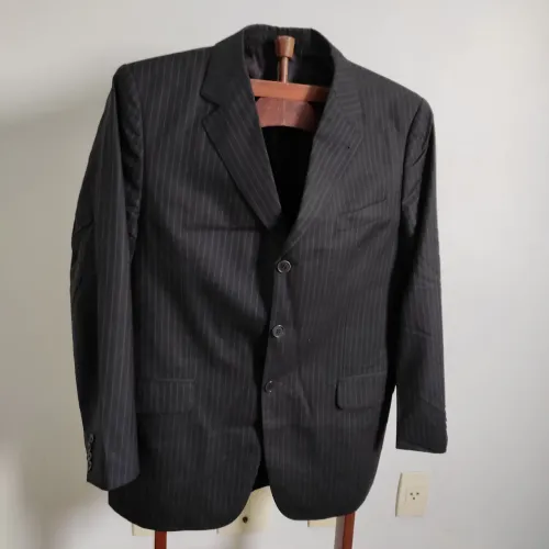 Palito Masculino Preto com Riscas
