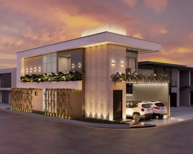 Casa, 204m², 3 suítes, 2 vgs no Cond. Porto Marina