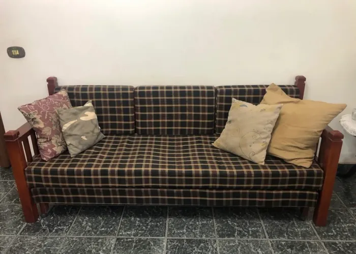 Sofa cama rústico