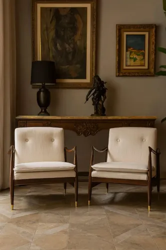 PAR DE POLTRONAS DINAMARQUESAS - JORGE ZALSZUPIN