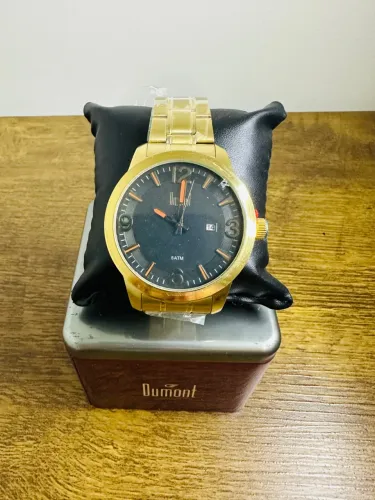 OPORTUNIDADE COM O MELHOR DESCONTO - RELÓGIO ORIGINAL  DUMONT  NOVO E SEM USO 