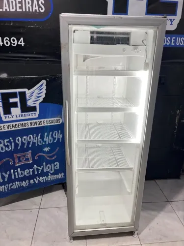 FREZER EXPOSITOR VERTICAL/METAL FRIO/ FROST FREE/ 350 LITROS /LUZ DE LED