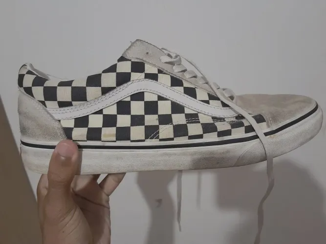 Tenis Vans Old Skool / Black White - Tamanho 44