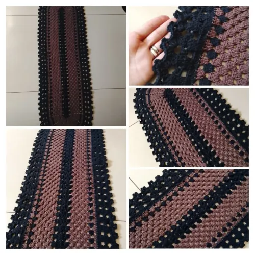 Peças de crochê