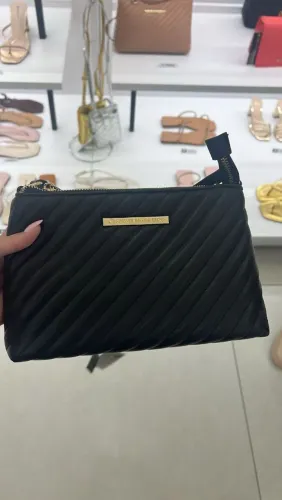 Bolsa preta sapatinho luxo