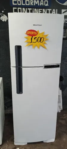 Vendo Geladeira marca Brastemp Frost Free 398.9 Litros completa Semi Nova