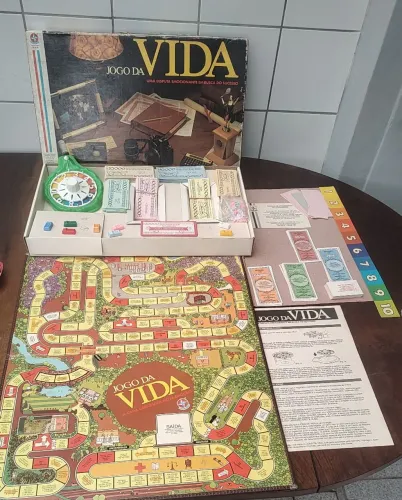 Jogo Antigo anos 80 Jogo da Vida Compelto