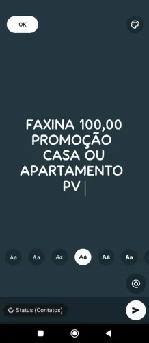 Faxina promoção 100