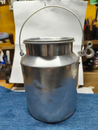 Leiteira de alumínio 3,5 l vintage