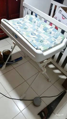 Banheira com trocador