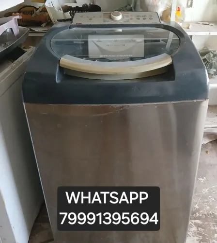 máquina de lavar Brastemp Inox 