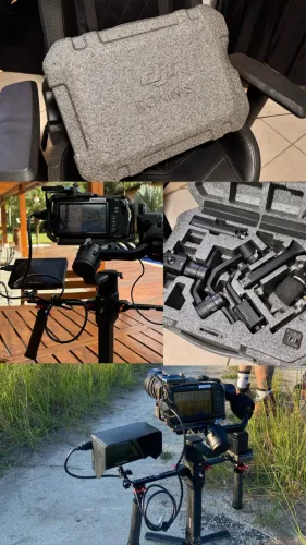 DJI Ronin-S + Dual Handle + Case Regida Original + contrapeso brinde