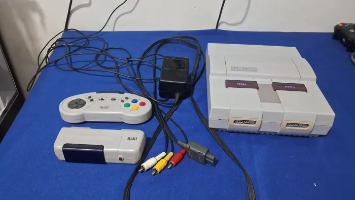 Super Nintendo fat americano todo original+ controle sem fio