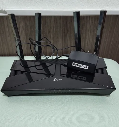 Roteador TP-Link Wi-Fi 6 AX1800 - Dual Band - 4 Antenas