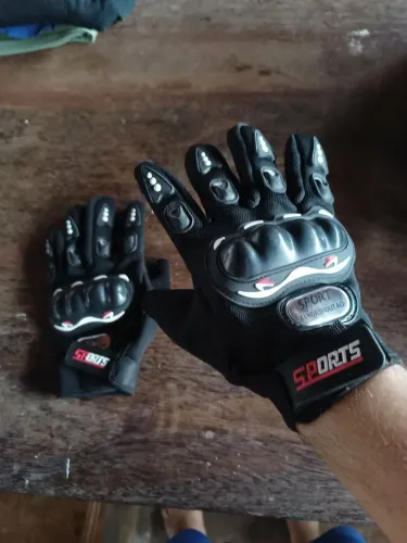 Luva de motoqueiro 