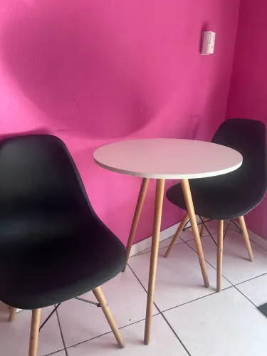 Cadeira com mesa
