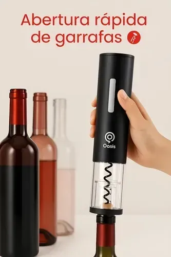 Abridor de vinho elétrico oásis