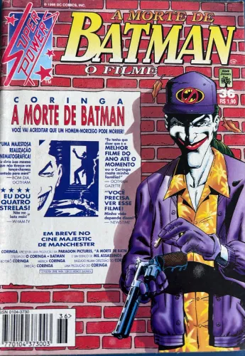 Quadrinhos - Super Powers 36: A Morte do Batman - O Filme