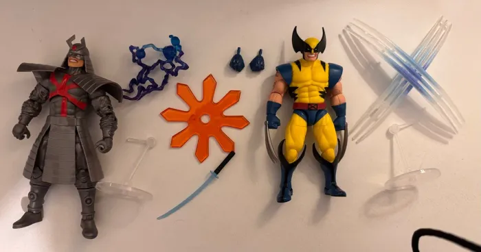 Marvel Legends Gameverse Wolverine e Samurai de Prata