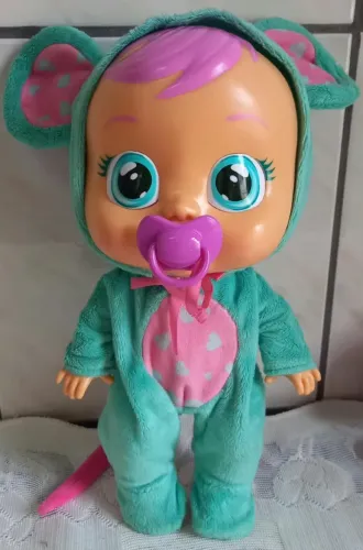 Boneca Cry Babies chora de verdade  ICM Toys 