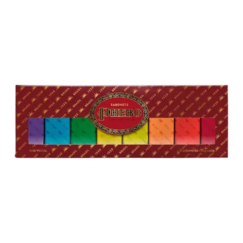 Kit Sabonete Phebo Caixa Vinho 90g C/ 8 Unidades - Cm0019