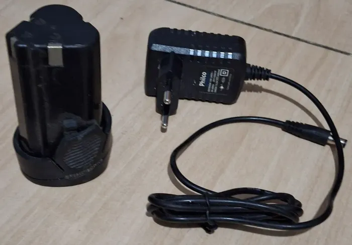 Bateria e Carregador ORIGINAIS da Parafusadeira Philco ForceII