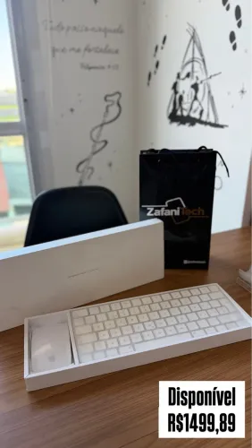 KIT MAGIC MOUSE + MAGIC KEYBOARD TECLADO APPLE - SEM USO - RETIRE EM LOJA FISICA