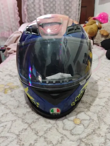 Capacete AGV K-3 Rosto Valentino Rossi (usado)