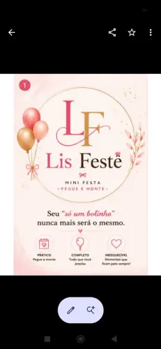 Kit Festa na Mesa - Pegue e Monte