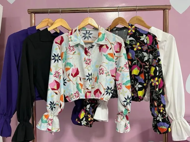 Blusas social femininas