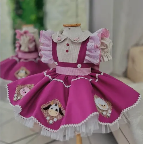 Vestido fazendinha