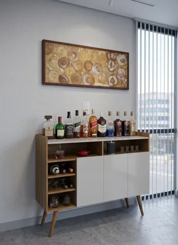 Aparador em MDF com 3 portal apenas 489 preço top