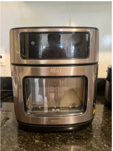 Air Fryer Digital 12 Litros - Gratidão pelos pãezinhos crocantes